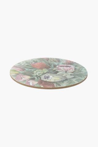 2 Pack Floral Cork Placemats