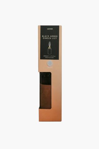Leather Amber Fire Diffuser, 200ml