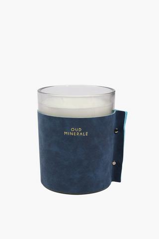 Leather Oud Minerale Candle, 490g