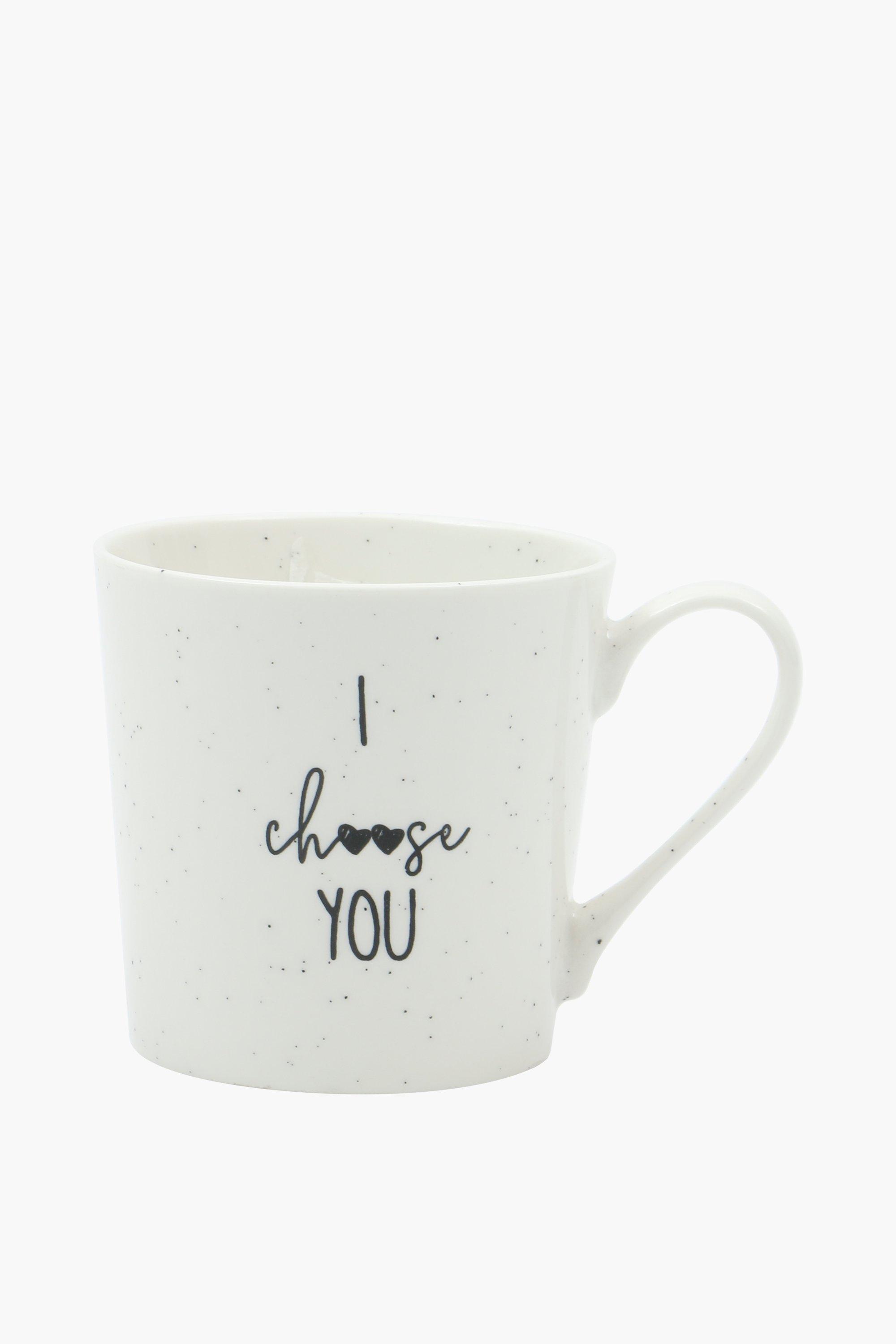 Script Stoneware Mug