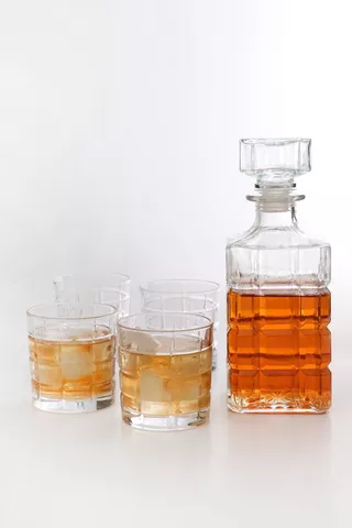 5 Piece Whiskey Glass Set