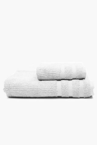 Simple Border Bath Sheet Set Of 2