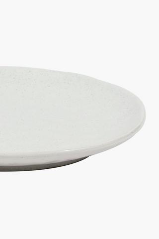 Distressed Stoneware Dinner Plate