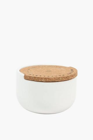 Resin Cork Lid Candle, 12x8cm