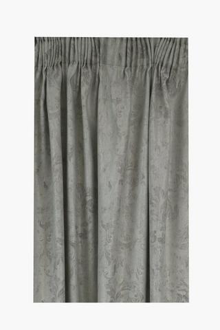 Jacquard Cationic Damask Taped Curtain, 230x218cm