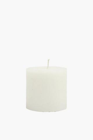 Vanilla Pillar Candle, 7x7,5cm