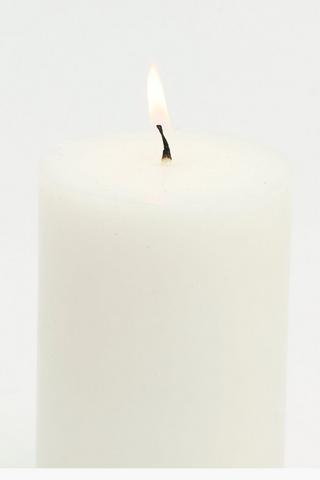 Unscented Pillar Candle, 14x7,5cm