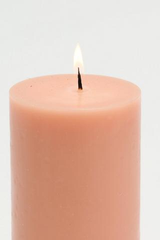 Rose Pillar Candle, 20x7,5cm