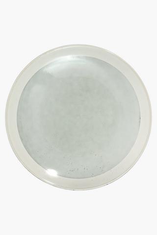 Two Tone Stoneware Dinner Plate