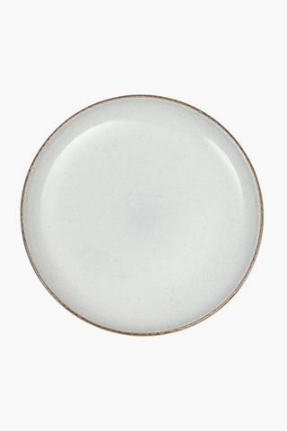 Two Tone Stoneware Dinner Plate