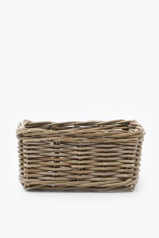 Kubu Rectangle Utility Storage Basket, Medium