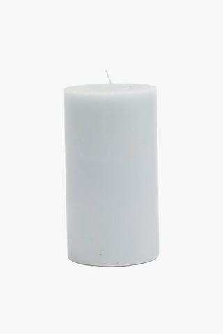 Aqua Pillar Candle, 14x7,5cm