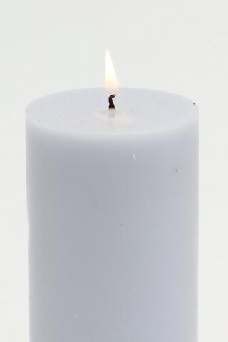 Aqua Pillar Candle, 20x7,5cm