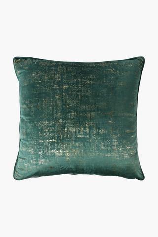 Christmas Velvet Fleck Scatter Cushion, 60x60cm