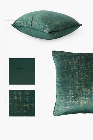 Christmas Velvet Fleck Scatter Cushion, 60x60cm