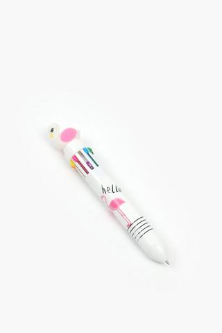 Multi Colour Swan Pen