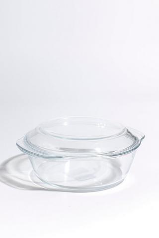 Glass Casserole With Lid, 2l
