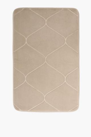 Embossed Classic Foam Bath Mat
