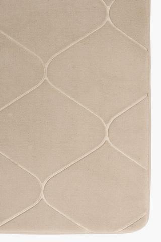 Embossed Classic Foam Bath Mat