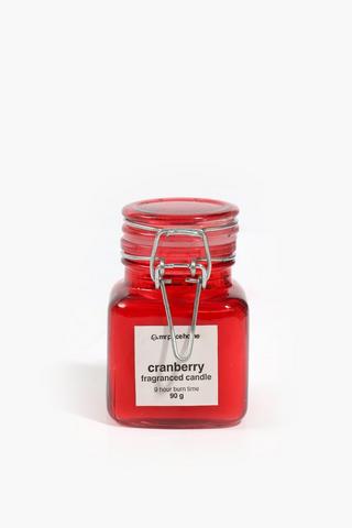 Cranberry Jar Candle, 90g