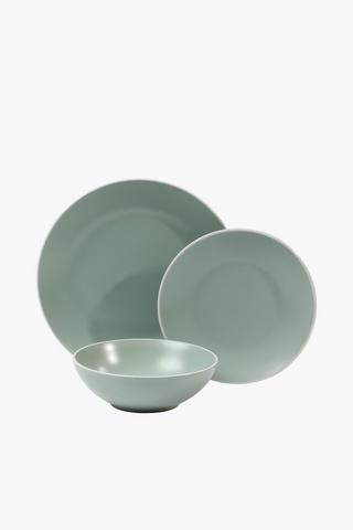 12 Piece Stoneware Coupe Dinner Set