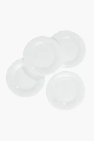 4 Pack Aria Glass Dinner Plates