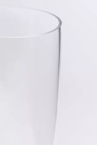 Glass Cylinder Vase, 10x30cm