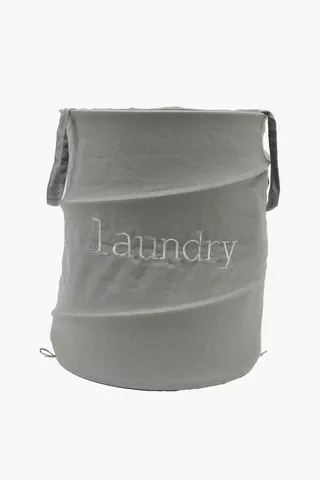 Spiral Laundry Basket Round, 45cm