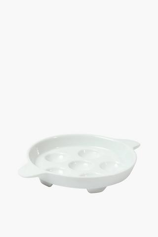 Porcelain Round Plate Server