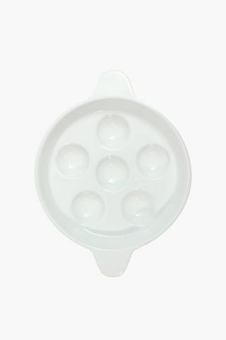 Porcelain Round Plate Server