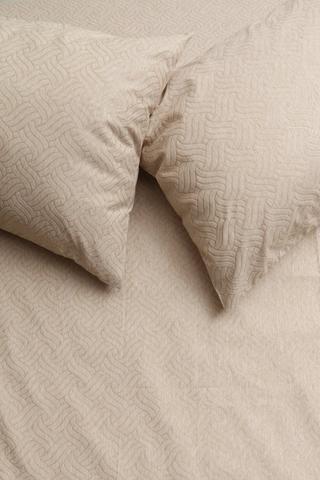 Soft Touch Marl Embroidered Interlock Fitted Sheet