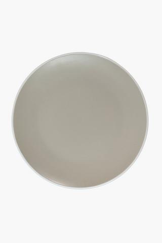 Rim Stoneware Dinner Plate