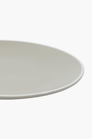 Rim Stoneware Dinner Plate