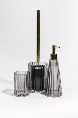 Tinted Clear Glass Soap Dispenser