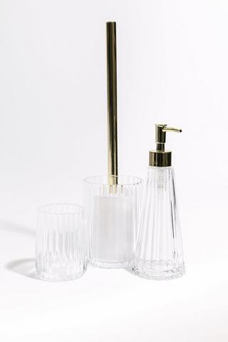 Clear Glass Classic Bath Tumbler