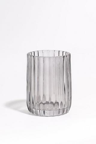 Tinted Clear Glass Bath Tumbler