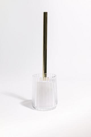 Clear Glass Classic Toilet Brush