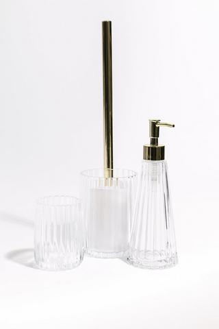 Clear Glass Classic Toilet Brush
