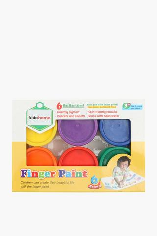 6 Pack Finger Paint Set