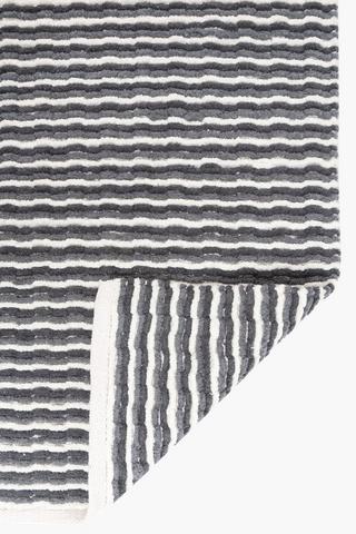 Cotton Woven Rib Bath Mat Set