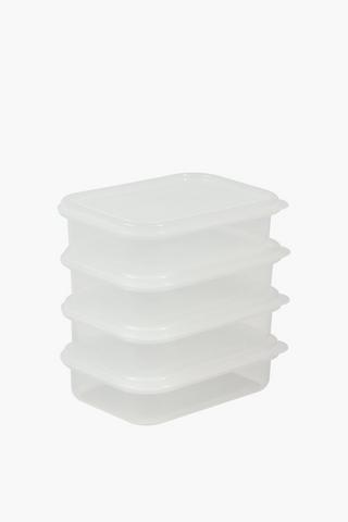 Evo 4 Pack Lunch Box Set, 120ml