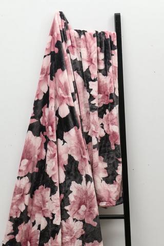 Super Plush Floral Blanket, 200x220cm
