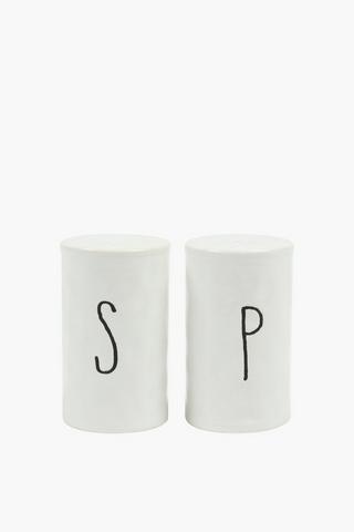 Ceramic Salt And Pepper Shaker Set
