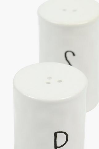 Ceramic Salt And Pepper Shaker Set