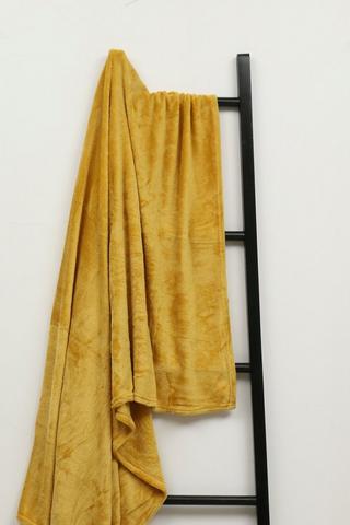 Plush Woven Flannel Blanket, 125x150cm