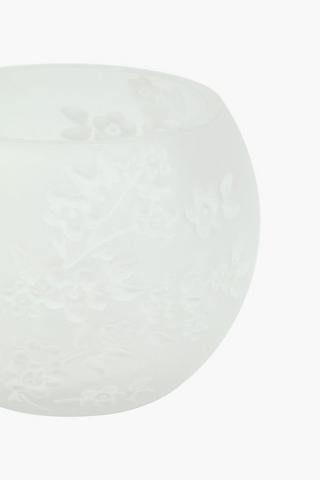 Ditsy Floral Tealight Holder, 10x9cm
