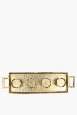 Quad Tray Candle Holder, 65x20cm