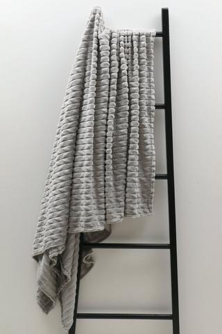 Waffle Coral Fleece Blanket, 180x200cm