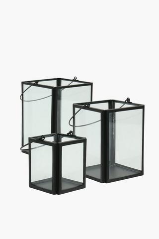 3 Piece Urban Lantern Set