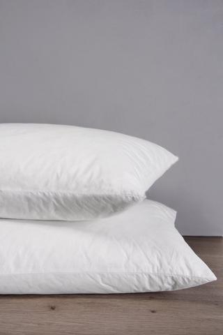 Premium Duck Feather Fill Cotton King Pillow
